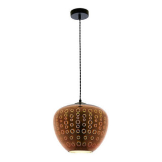 PENDANT EN VERRE 3D - CIRCLES DE CUIVRE D290xH250mm