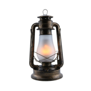 LAMPE FLAMME LED 5W SMD AC100-240V COULEUR BRONZE AVEC BATTERIE