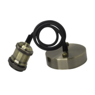 SUSPENSION VINTAGE 1M E27 BRONZE