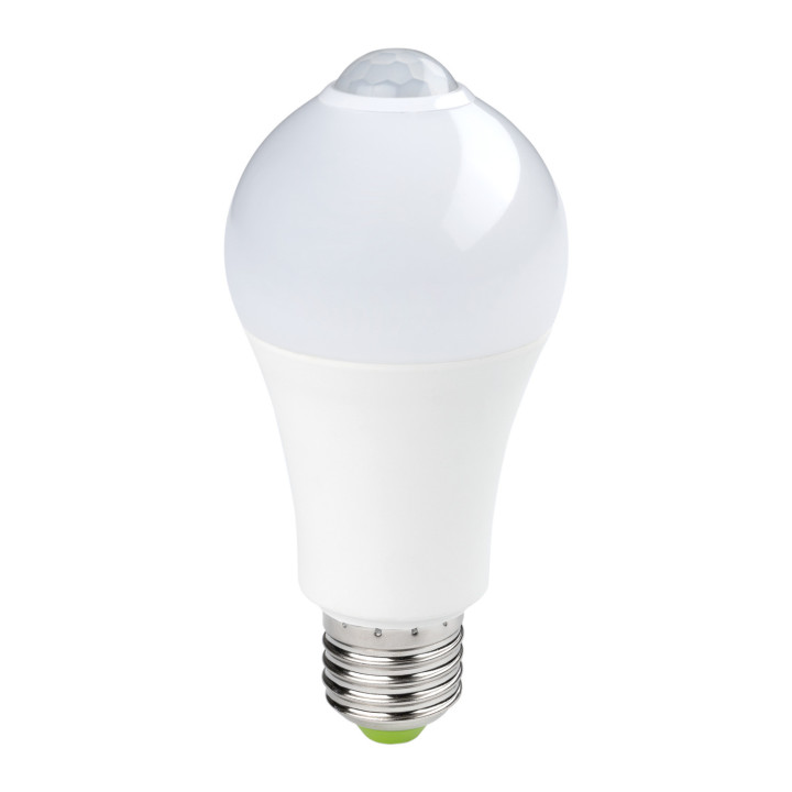 AMPOULE LED + DÉTECTEUR E27 A60 7 W 560 lm 220-240 V 6000 K - NEUVE