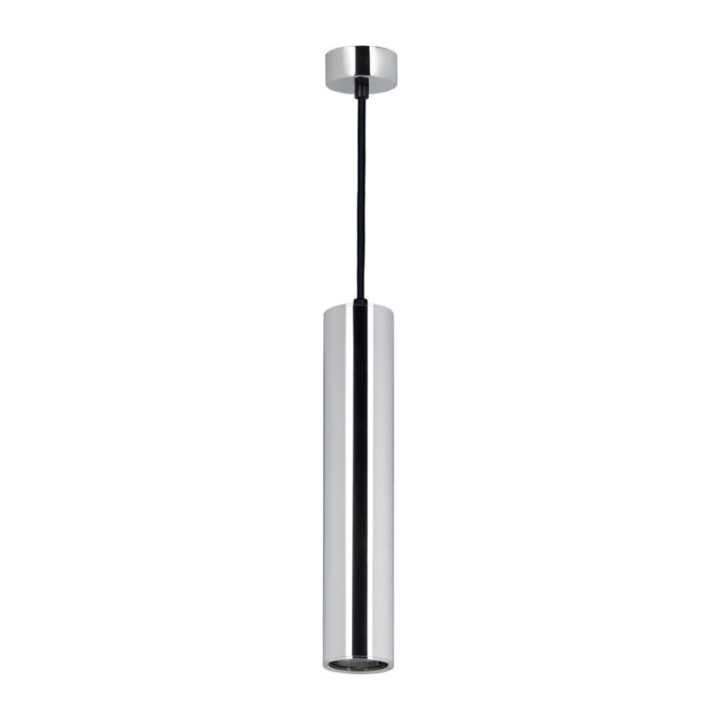 SUSPENSION GU10 ALUMINIUM CHROME CORPS 5.5X30CM