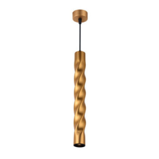SUSPENSION GU10 ALUMINIUM OR CORPS 5.5X30CM