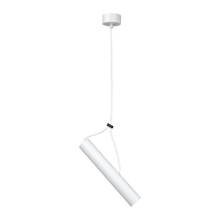 SUSPENSION E27 ALUMINIUM BLANC 4X40CM