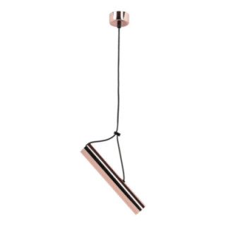 SUSPENSION E27 ALUMINIUM OR ROSE CORPS 4X40CM