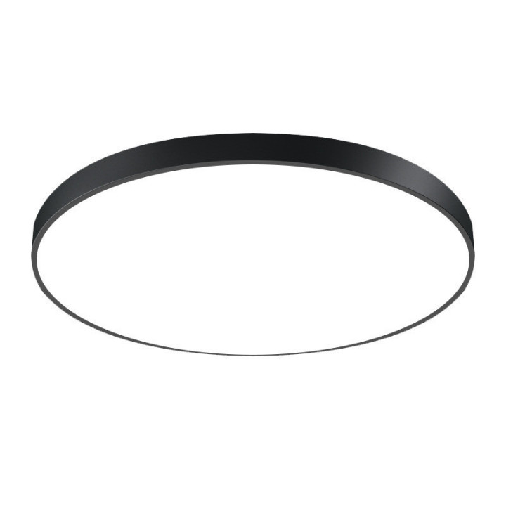 PLAFONNIER LED ROND 5630SMD 54W AC175-260V 4050LM 4500K - NOIR