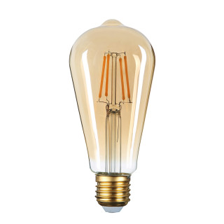AMPOULE LED ST64 4 W, 400 lm, 2500 K, AC220-240 V, E27, VERRE DORÉ