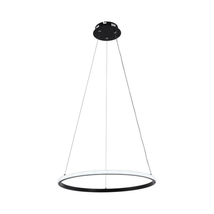 Lampe LED PENDANT 30W2080LM NOIRE 3000-6000K DIMMABLE + Télécommande