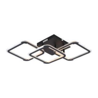 LAMPE DE PLAFOND LED 45W4020LM NOIRE 3000-6000K DIMMABLE + Télécommande