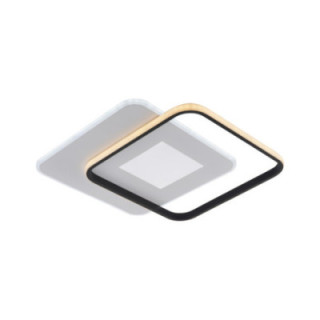 LAMPE DE PLAFOND LED 60W4800LM WH+BK 3000-6000K DIMMABLE + Télécommande