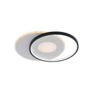 LAMPE DE PLAFOND LED 54W4120LM WH+BK 3000-6000K DIMMABLE + Télécommande