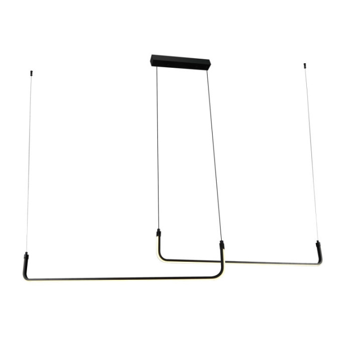 LAMPE SUSPENDUE LED 25W2000LM SAND BLACK 3000K 175-265V