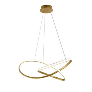 LAMPE SUSPENDUE LED 30W2400LM SATIN GOLD 3000K 175-265V