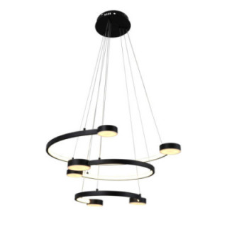 LAMPE SUSPENDUE LED 40W3200LM BLACK 3000K 175-265V