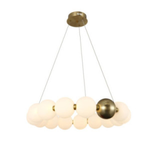 LAMPE SUSPENDUE LED 27W2160LM CUIVRE+BLANC 3000K 175-265V