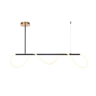 LAMPE SUSPENDUE LED 36W2880LM NOIR 3000K 175-265V