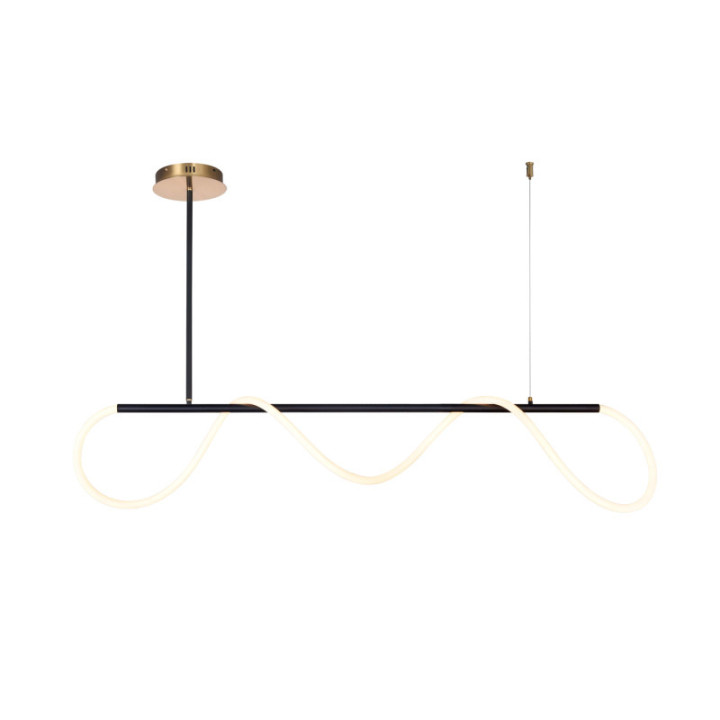 LAMPE SUSPENDUE LED 36W2880LM NOIR 3000K 175-265V