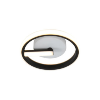 PLAFONNIER LED 7W560LM NOIR 3000K 175-265V