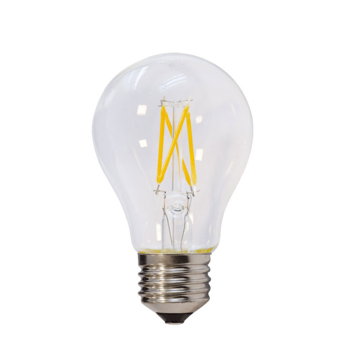 AMPOULE LED A60 6 W 600 lm E27 175-265 V FILAMENT 2700 K INTENSITÉ VARIABLE