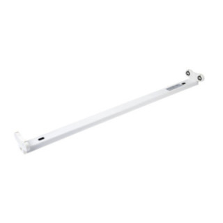 FIXATION POUR UN CÔTÉ TUBE LED T8 2*60CM IP20