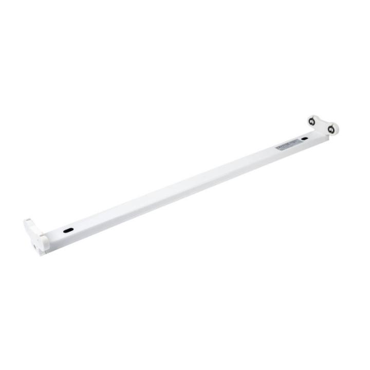 FIXATION POUR UN CÔTÉ TUBE LED T8 2*60CM IP20