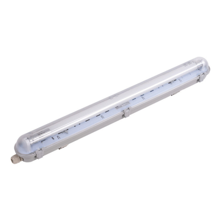 FIXATION AVEC TUBE LED T8 1*60CM 1*9W IP65 4500K