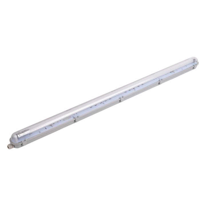 FIXATION AVEC TUBE LED T8 1*120CM 1*18W IP65 4500K