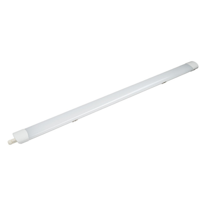 45W LED LIGHT FITTING 155cm 6000K - FLICKER FREE WITH FAST M12 CABLE GLAND