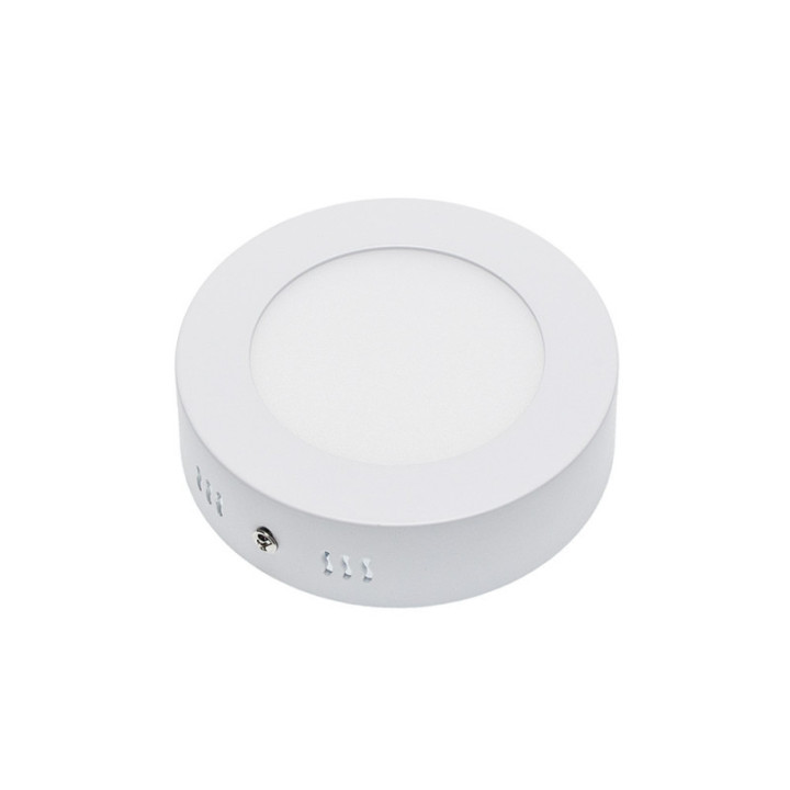 PANNEAU de SURFACE LED 6W ROND AC85 - 260V 50 - 60Hz 4500K