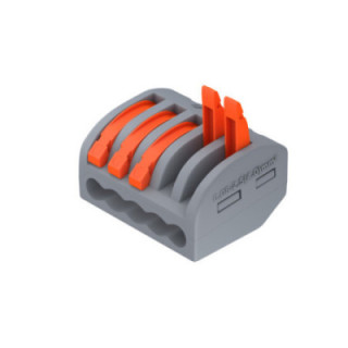 CONNECTEUR A LEVIER 450V/32A 18 - 12AWG 5*0.08 - 2.5mm2