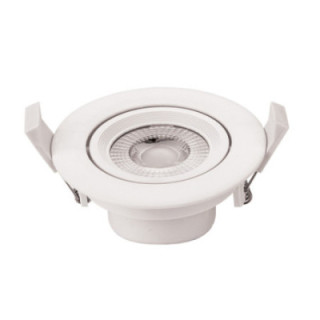 7W LED COB spot encastré rond ROTATIVE AC100 - 240V 525LM 6000K