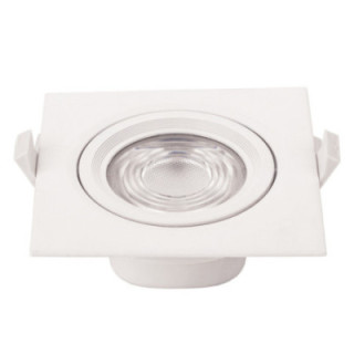 10W LED COB spot encastré carré ROTATIVE AC100 - 240V 750LM 2700K