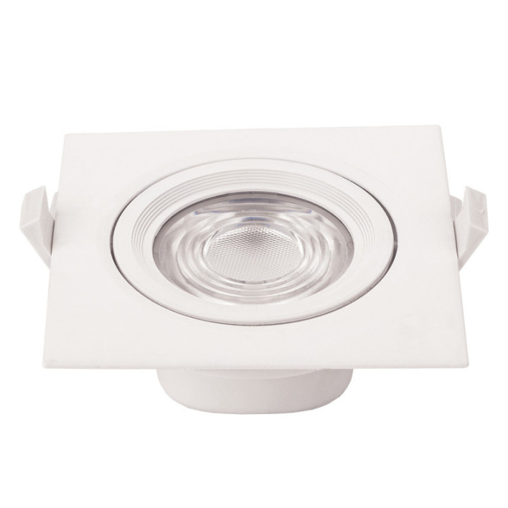 10W LED COB spot encastré carré ROTATIVE AC100 - 240V 750LM 2700K