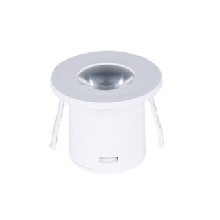 1W LED spot encastré rond WHITE AC220 - 240V 60LM 3000K