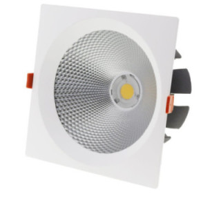 30W LED COB spot encastré carré, 4500K