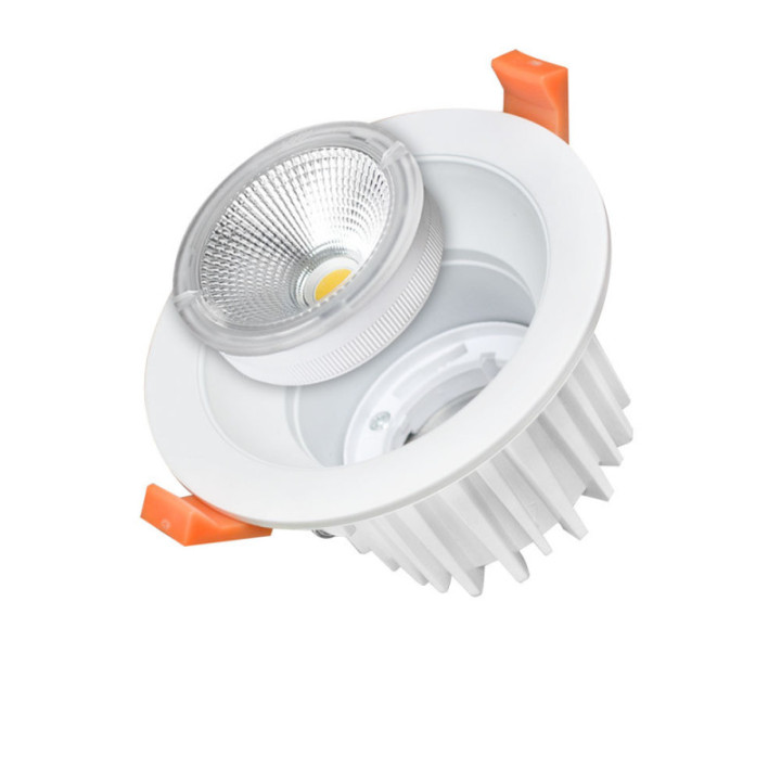 25W LED COB spot encastré ROND, INTERCHANGEABLE, 4500K