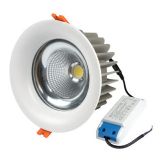 LED spot encastré 40W AC100 - 240V 60° 6000K - TUV PASS