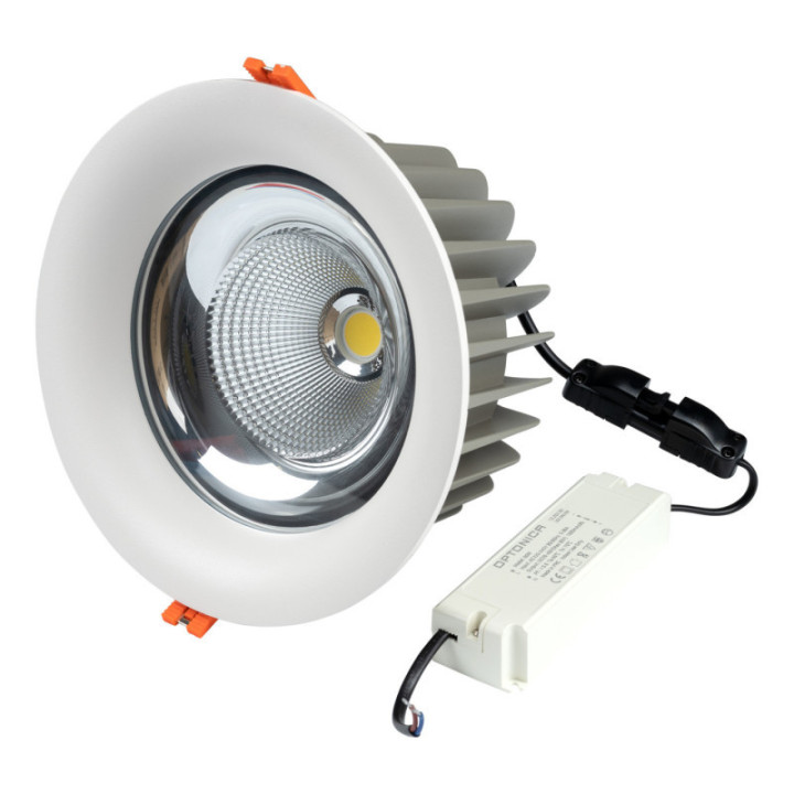 LED spot encastré 60W AC100 - 240V 60° 6000K - TUV PASS