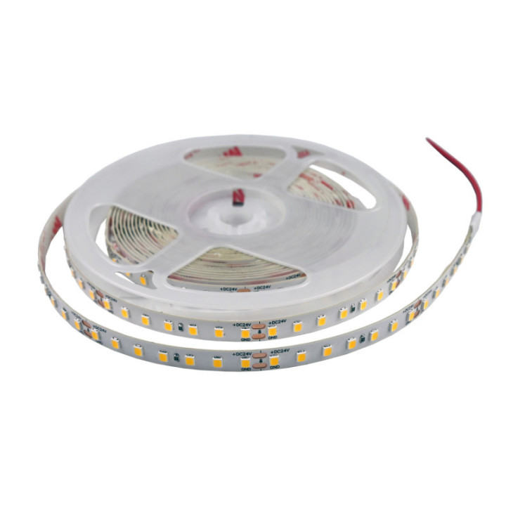 BANDE LED 2835 24V 126LED/M 10W/M RA80 5M/ROULEAU 4000K - IP20