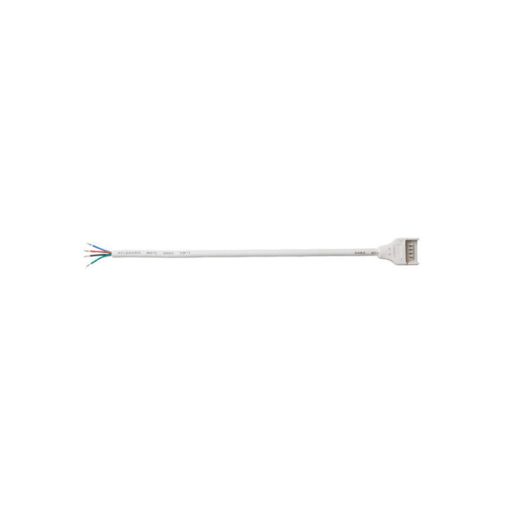 CONNECTEUR ETANCHE avec 15cm 4 FILS SMD 10mm PCB 4PIN(RGB)