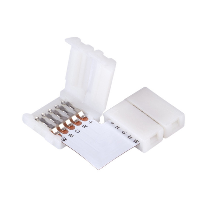 CONNECTEUR pour BANDE de LED RGBW - ANGLE