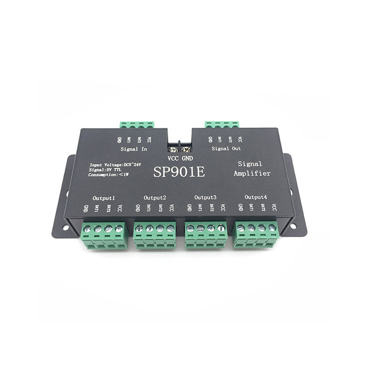 AMPLIFICATEUR DC5-24V 2X4 8 GROUPE SIGNAL SPI
