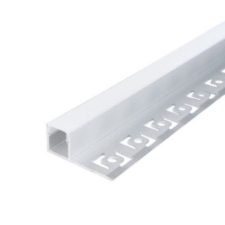 PROFIL ALUMINIUM POUR BANDE LED GRISE L 2m