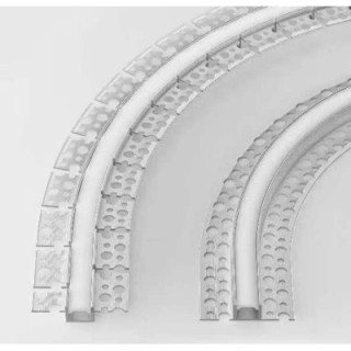 PROFILÉ PLIABLE POUR BANDE LED CORPS BLANC/COUVERTURE BLANCHE L 2M