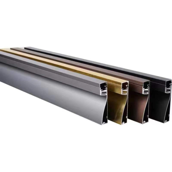 PROFIL ALUMINIUM POUR SOL NOIR OXYDE DE FER GRIS L 2M