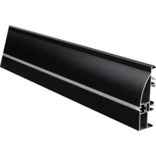 PROFIL ALUMINIUM POUR SOL NOIR L 2M