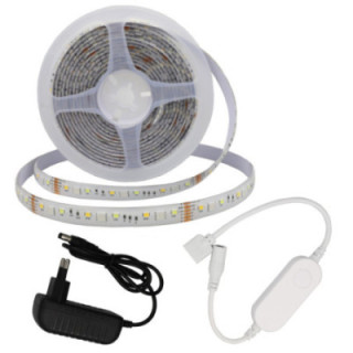ADAPTATEUR DE BANDE LED INTELLIGENTE + CONTRÔLEUR WIFI DC12V 5050 + 2835 RGB + CCT 60 SMD IP20