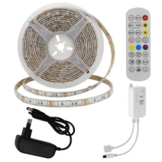 ADAPTATEUR LED STRIP SET + BLUETOOTH MUSIC + REMOTE DC12V 5050 60 LEDS RGB IP54