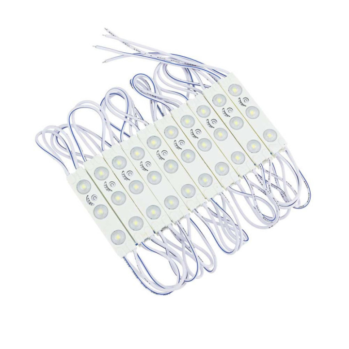LED LENS MODULE 3 2835 160° DC12V 0.72W 58*12mm IP65 7000K