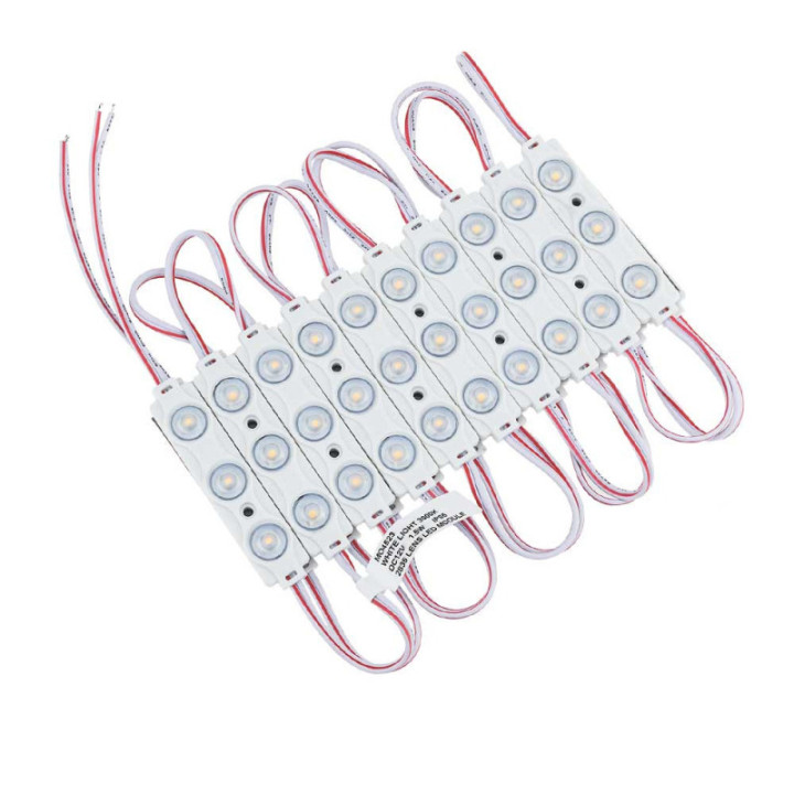 LED LENS MODULE 3 2835 160° DC12V 1.5W 70*15mm IP65 7000K