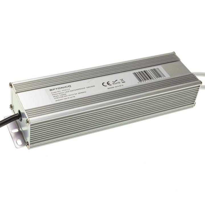 BARRETTE DE LEDS ETANCHEE ALIMENTATION 150W 12V 12,5A - METAL